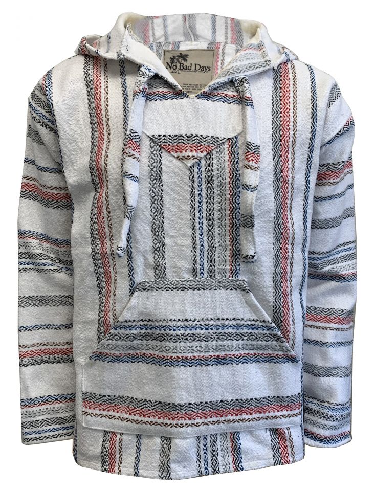 Red white and blue baja hoodie new arrivals